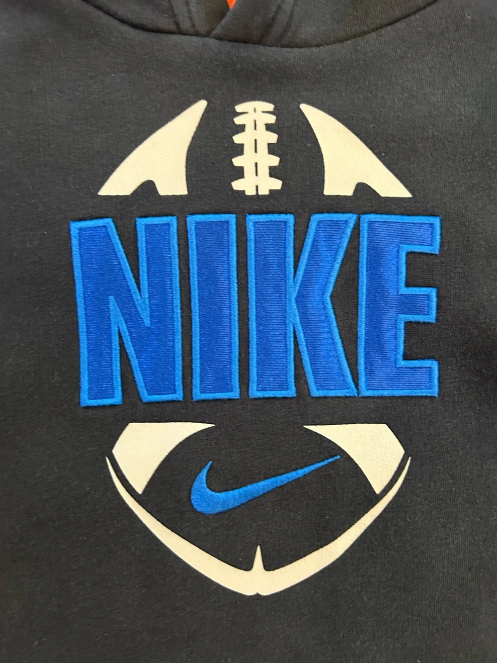 Nike The Athletic Dept Football Hoodie Y2K Pullover Sweatshirt Tagged Size L